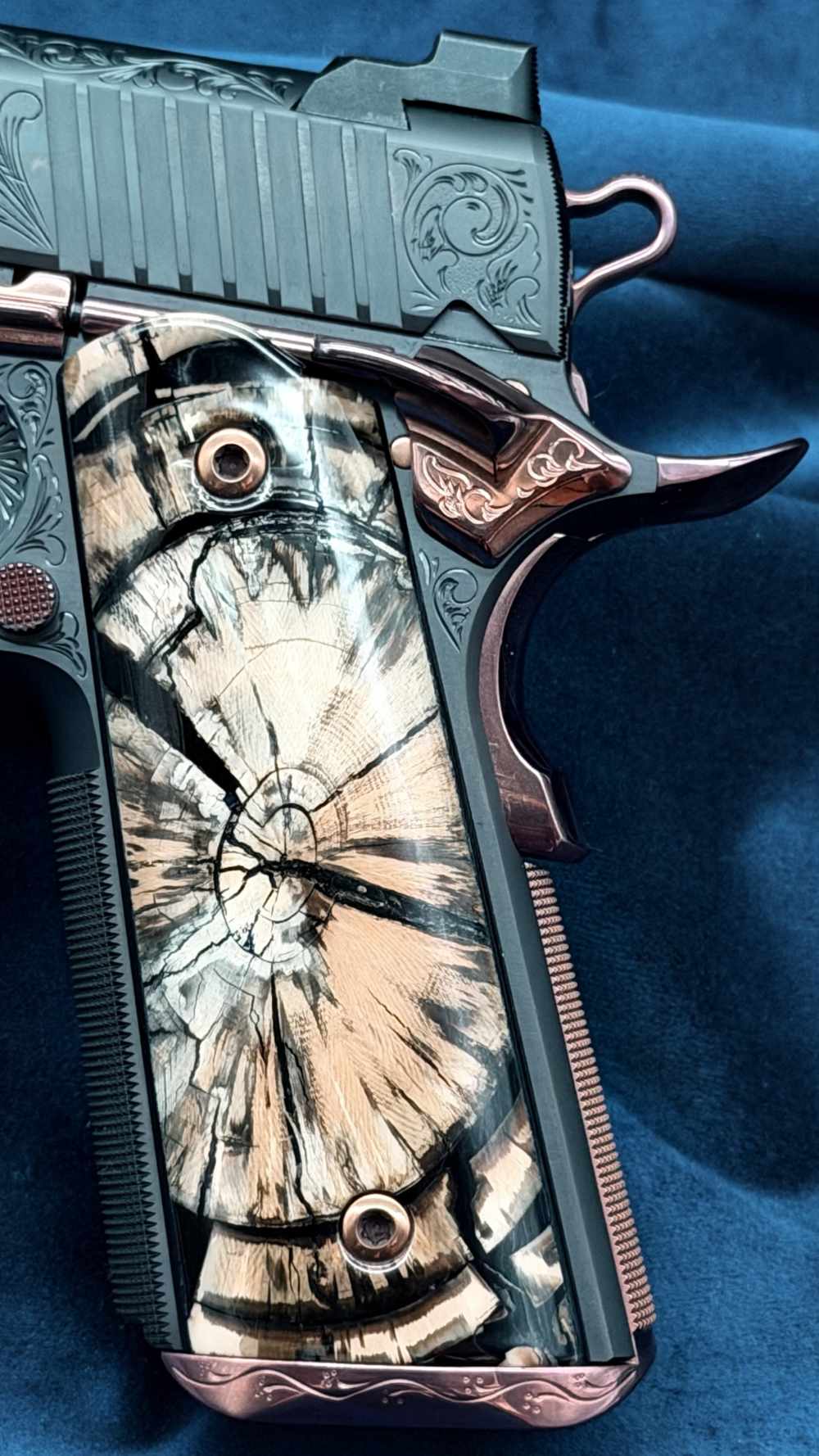 Kings River Custom KRC Level 3 DLC Copper 1911 45acp 5" Engraved LAYAWAY-img-8