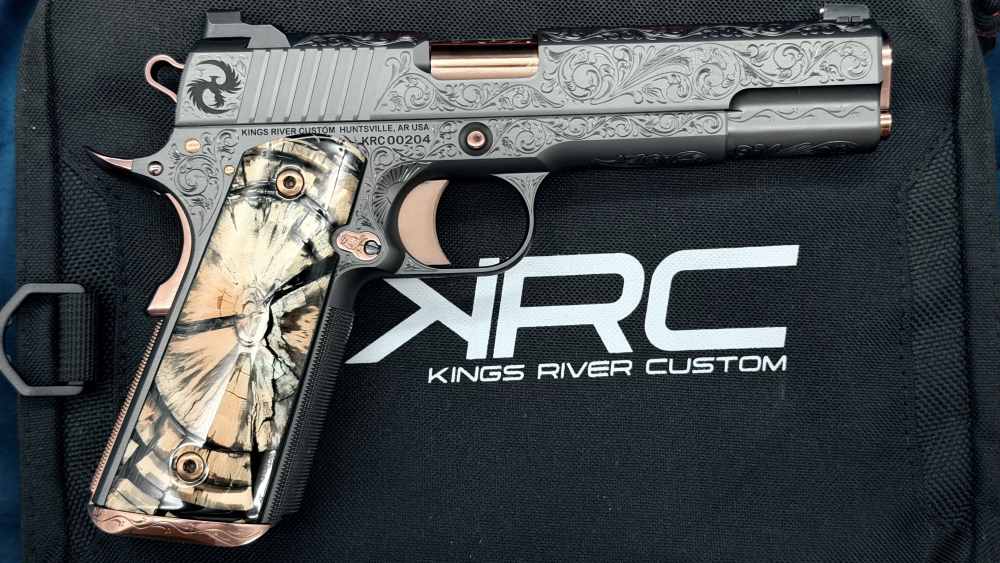 Kings River Custom KRC Level 3 DLC Copper 1911 45acp 5" Engraved LAYAWAY-img-5
