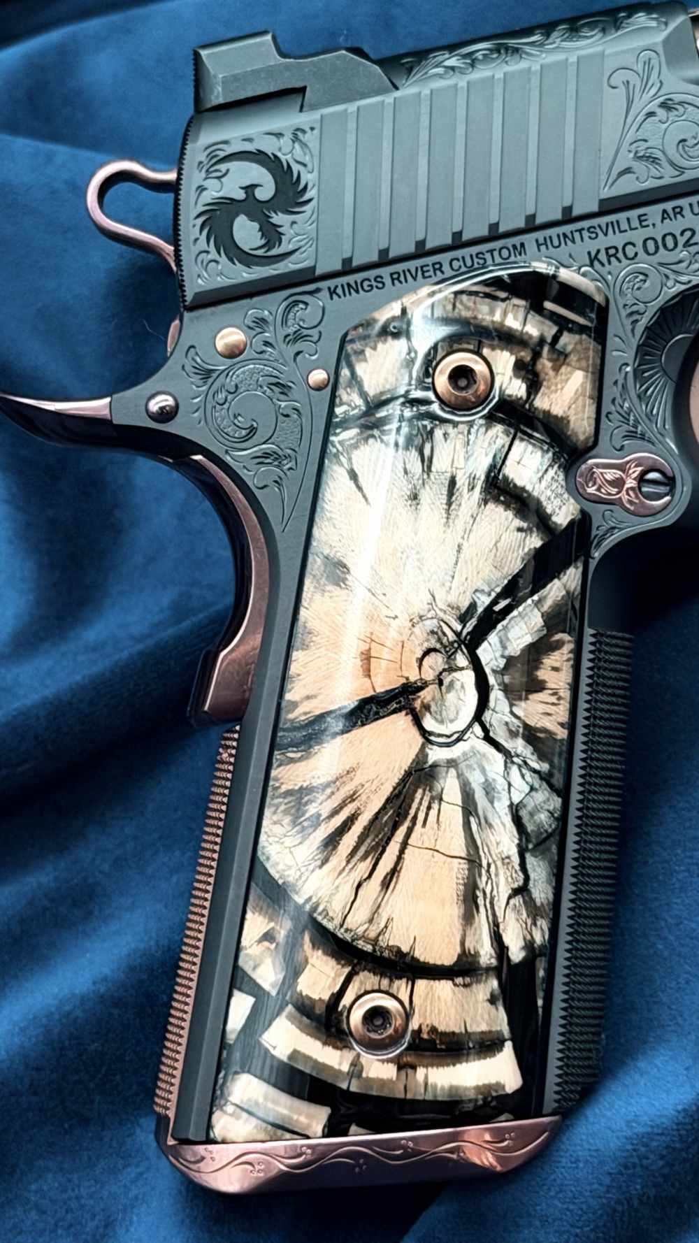 Kings River Custom KRC Level 3 DLC Copper 1911 45acp 5" Engraved LAYAWAY-img-13