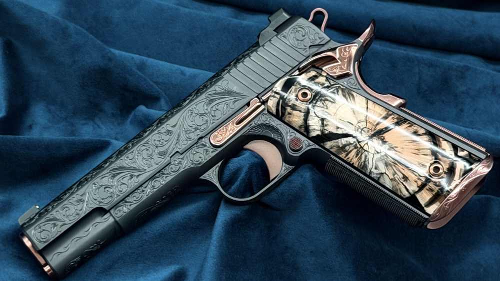 Kings River Custom KRC Level 3 DLC Copper 1911 45acp 5" Engraved LAYAWAY-img-11