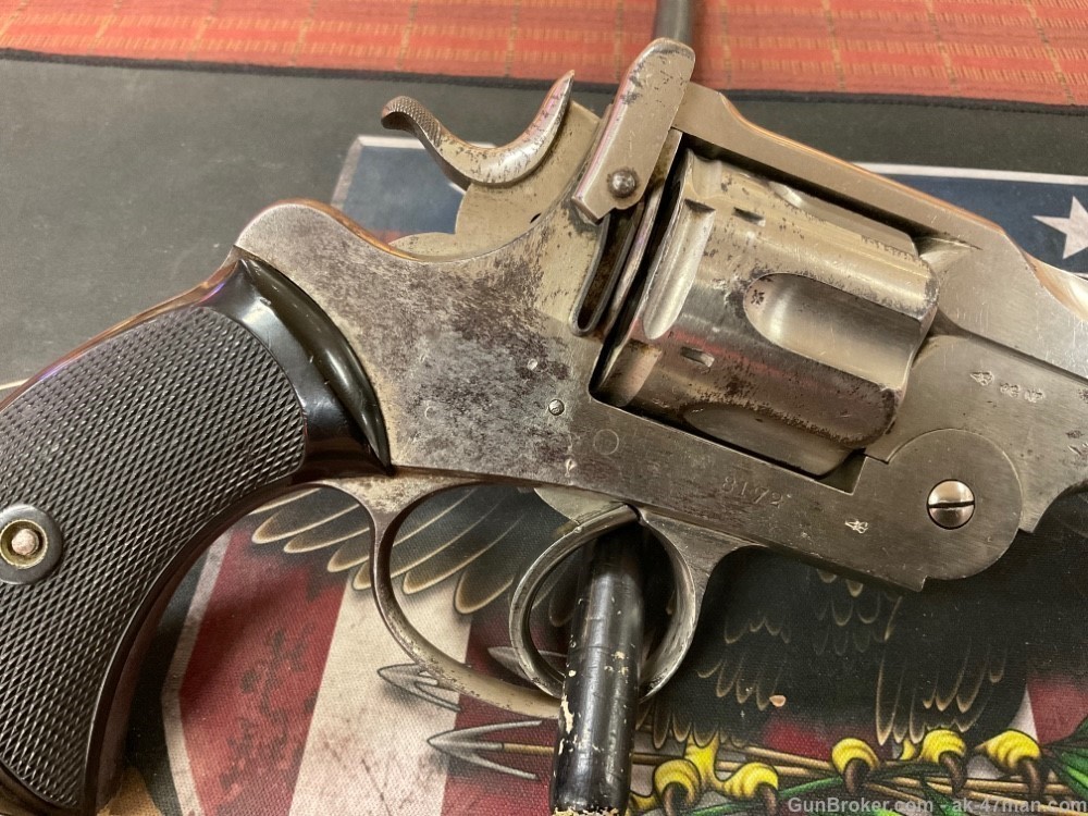 webley 455 / 476 wg army  navy model nickel birdshead c&r 5280 armory co-img-7