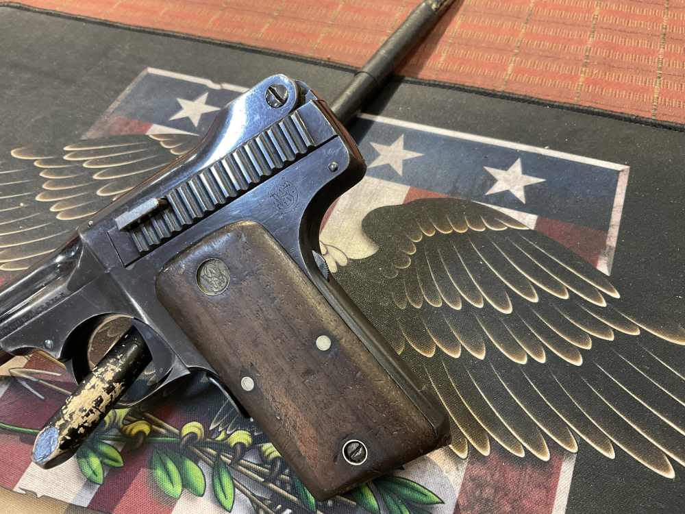 Smith & Wesson model 1913 35 s&w semi auto pistol 5280 armory co-img-1