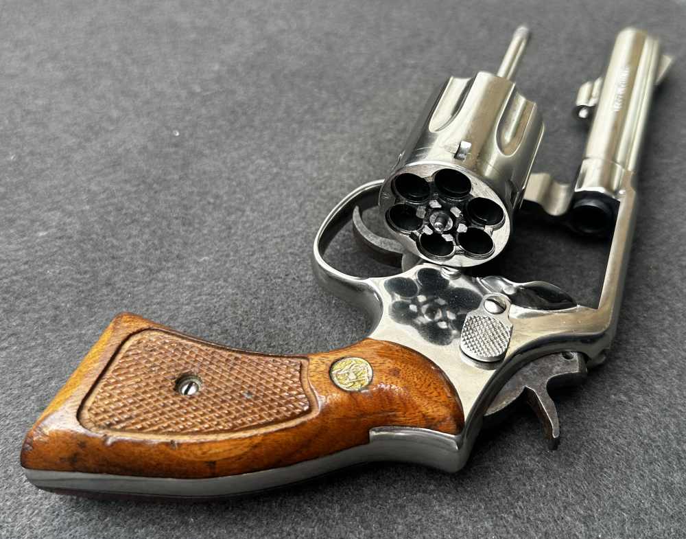S&W 13-2 .357 Mag, Bright Nickel, 4” Heavy Barrel, Pinned & Recessed, 1979-img-37