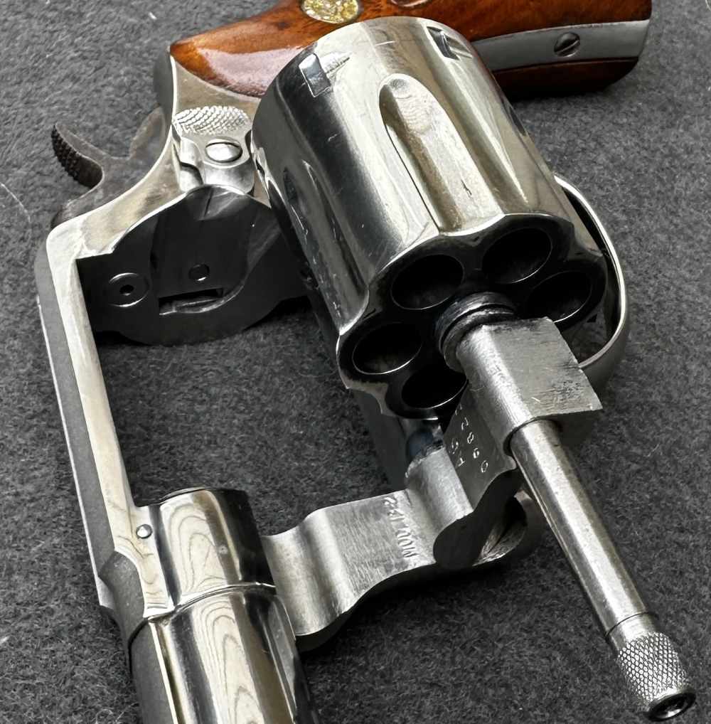 S&W 13-2 .357 Mag, Bright Nickel, 4” Heavy Barrel, Pinned & Recessed, 1979-img-36