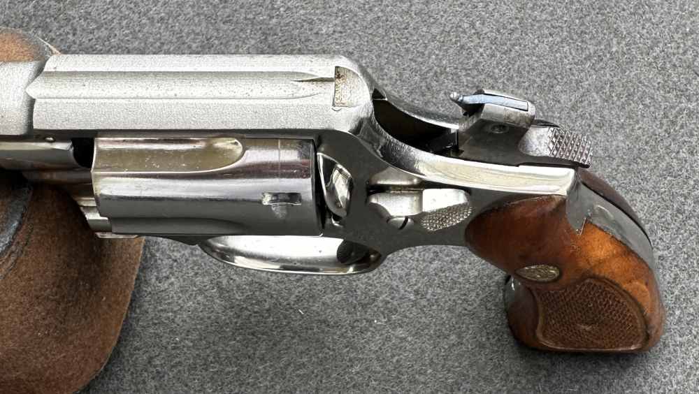S&W 13-2 .357 Mag, Bright Nickel, 4” Heavy Barrel, Pinned & Recessed, 1979-img-20