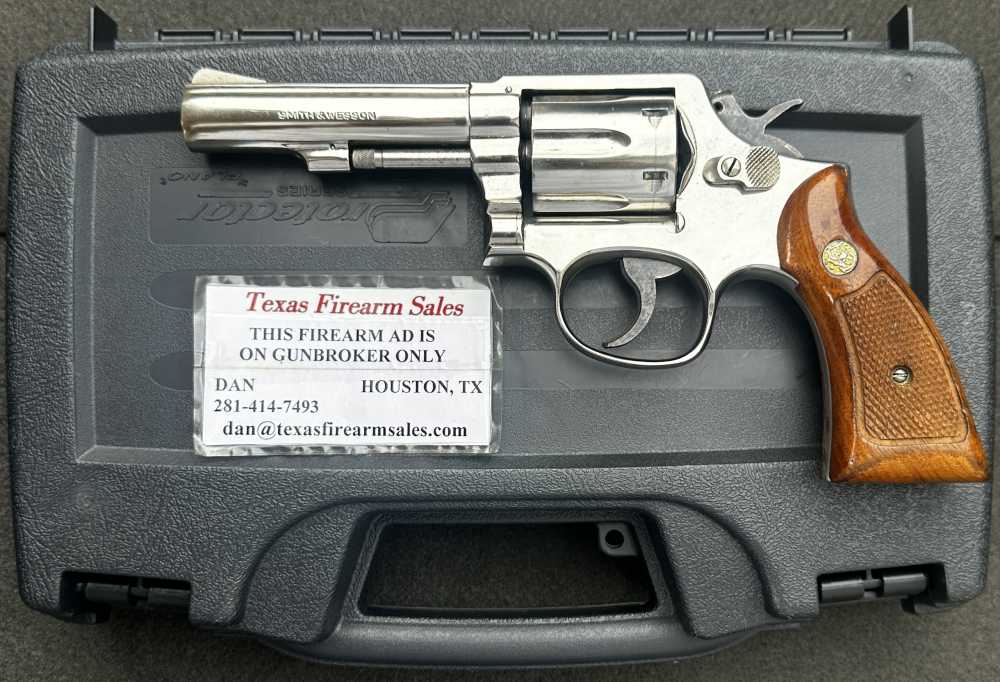 S&W 13-2 .357 Mag, Bright Nickel, 4” Heavy Barrel, Pinned & Recessed, 1979-img-9