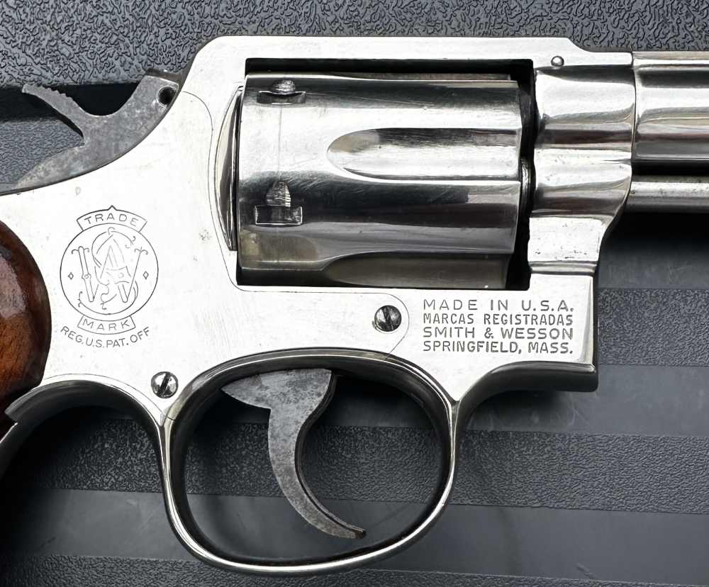 S&W 13-2 .357 Mag, Bright Nickel, 4” Heavy Barrel, Pinned & Recessed, 1979-img-3