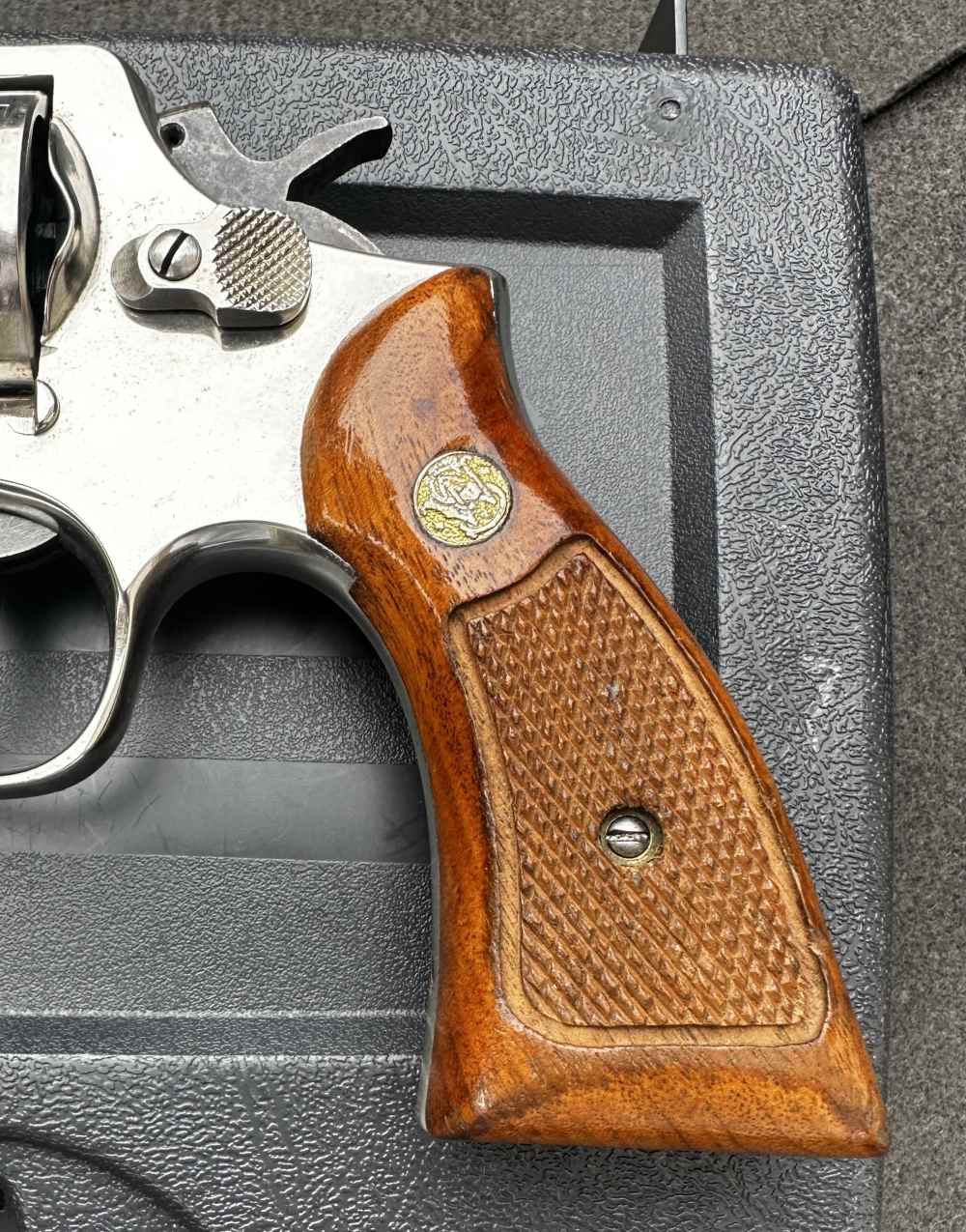 S&W 13-2 .357 Mag, Bright Nickel, 4” Heavy Barrel, Pinned & Recessed, 1979-img-11