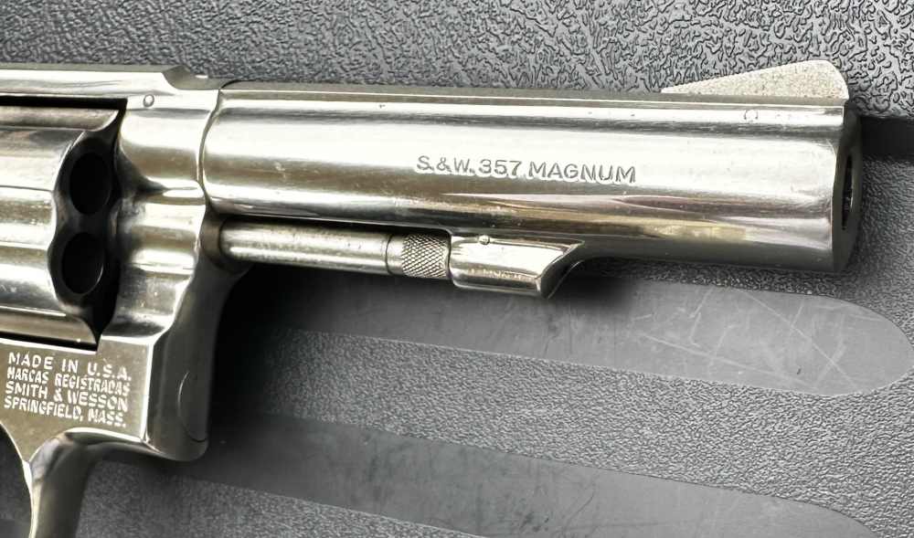 S&W 13-2 .357 Mag, Bright Nickel, 4” Heavy Barrel, Pinned & Recessed, 1979-img-8