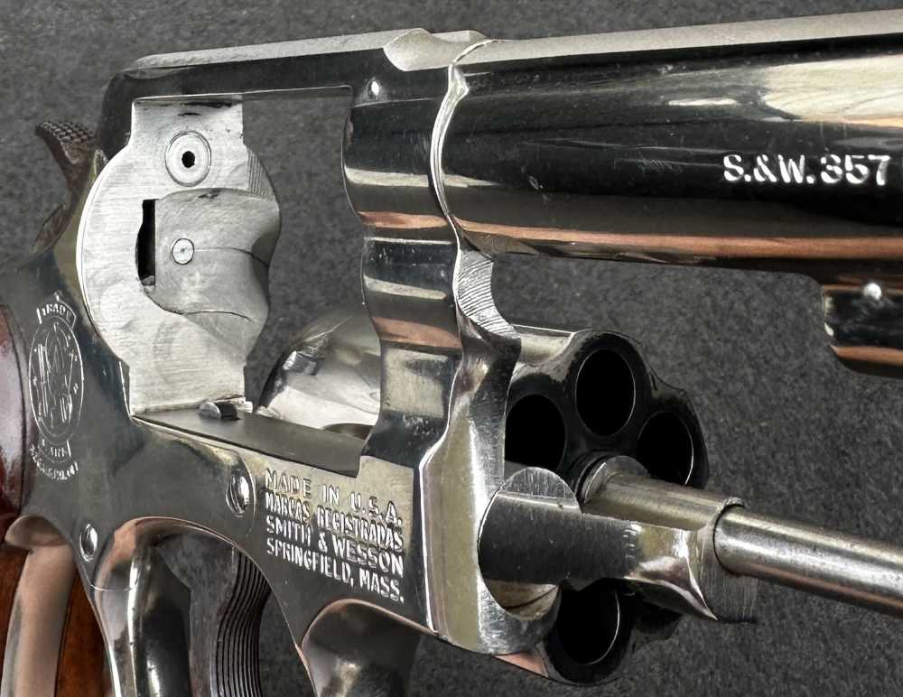 S&W 13-2 .357 Mag, Bright Nickel, 4” Heavy Barrel, Pinned & Recessed, 1979-img-31