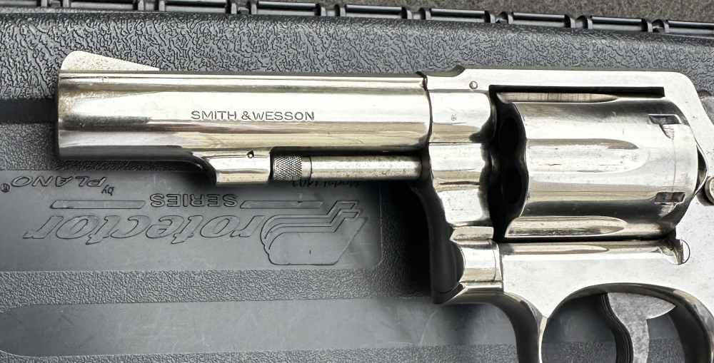 S&W 13-2 .357 Mag, Bright Nickel, 4” Heavy Barrel, Pinned & Recessed, 1979-img-15