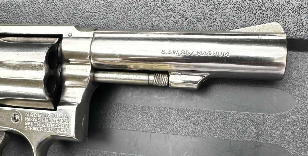 S&W 13-2 .357 Mag, Bright Nickel, 4” Heavy Barrel, Pinned & Recessed, 1979-img-7