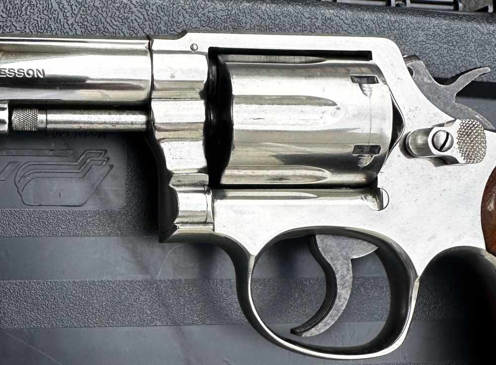 S&W 13-2 .357 Mag, Bright Nickel, 4” Heavy Barrel, Pinned & Recessed, 1979-img-13