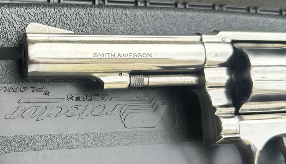 S&W 13-2 .357 Mag, Bright Nickel, 4” Heavy Barrel, Pinned & Recessed, 1979-img-16