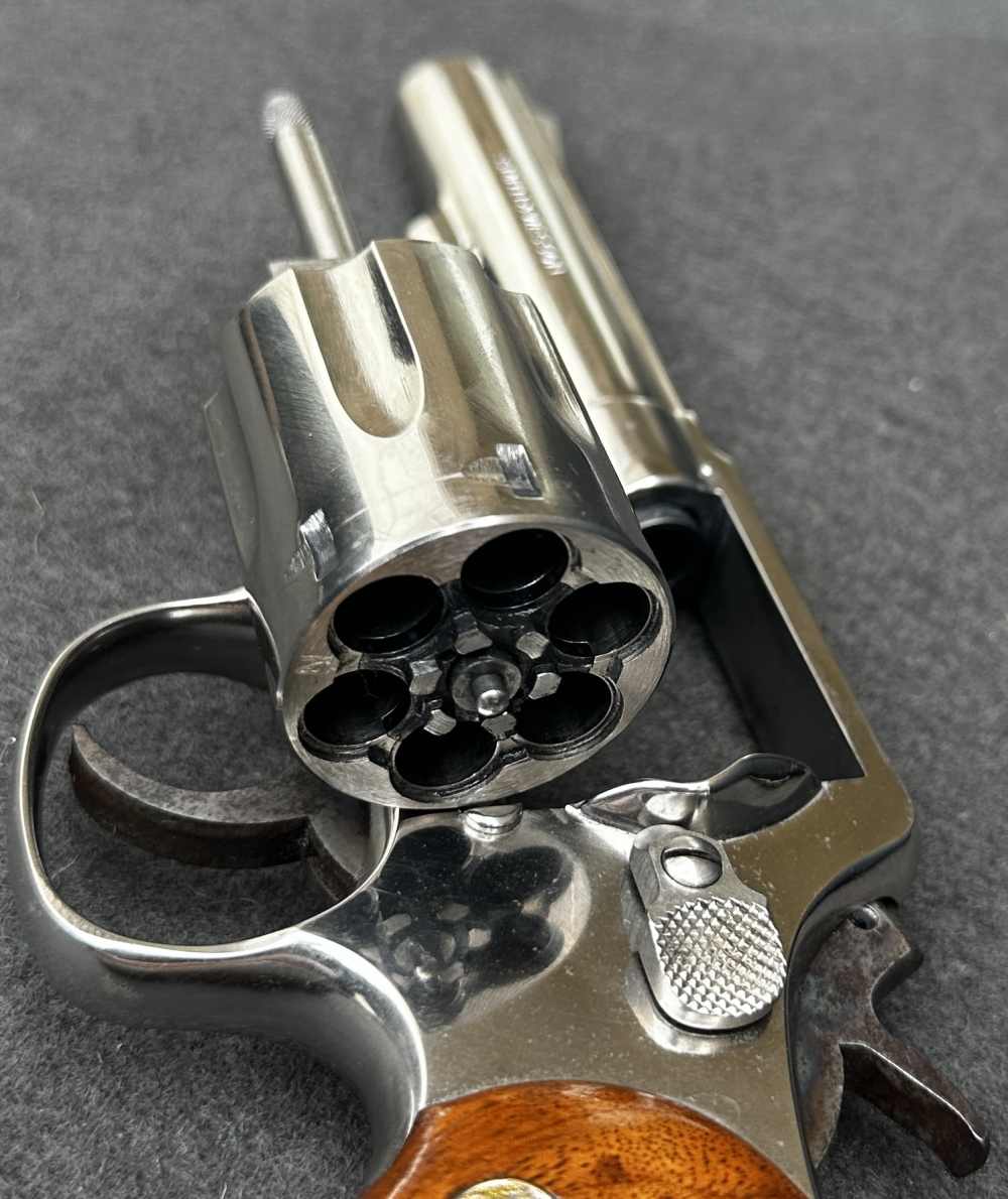 S&W 13-2 .357 Mag, Bright Nickel, 4” Heavy Barrel, Pinned & Recessed, 1979-img-39