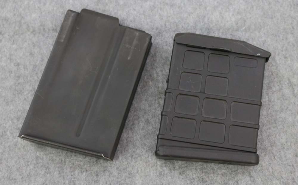 Pair of Factory Ruger Gunsite Scout magazines 308 steel and plastic-img-0
