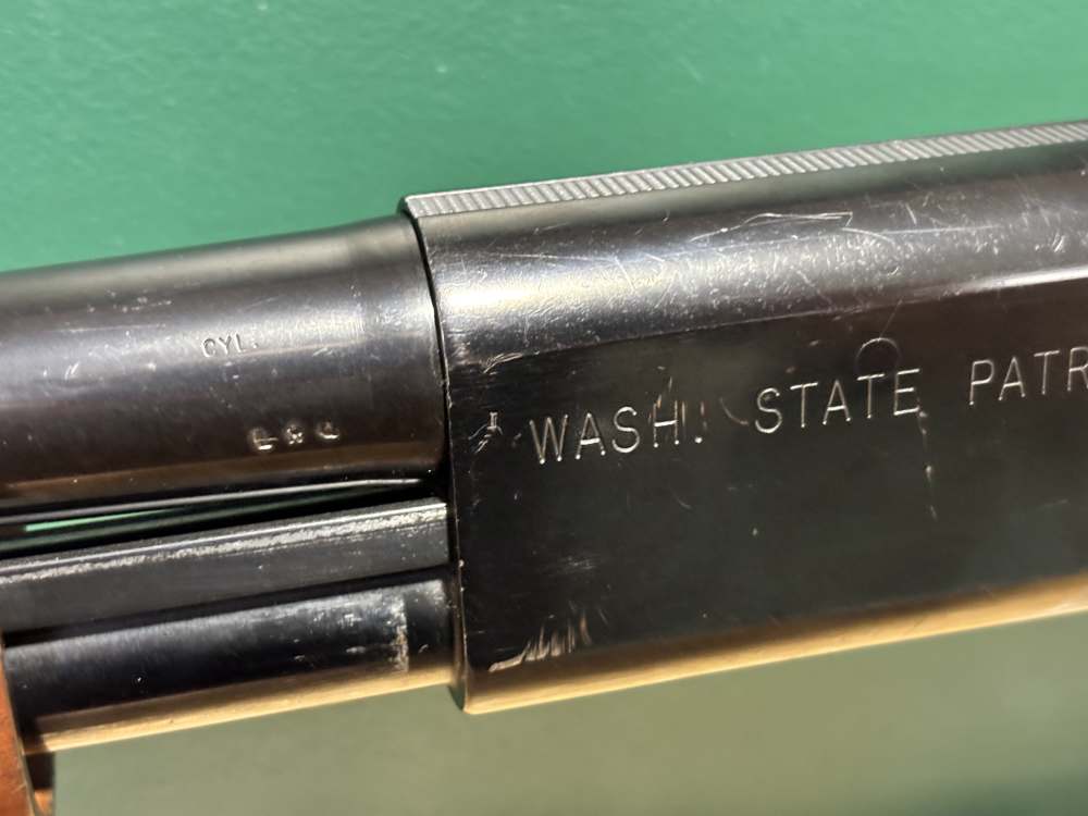 Remington 870 Wingmaster 12 ga Police Shotgun Washington State Patrol Mark-img-16