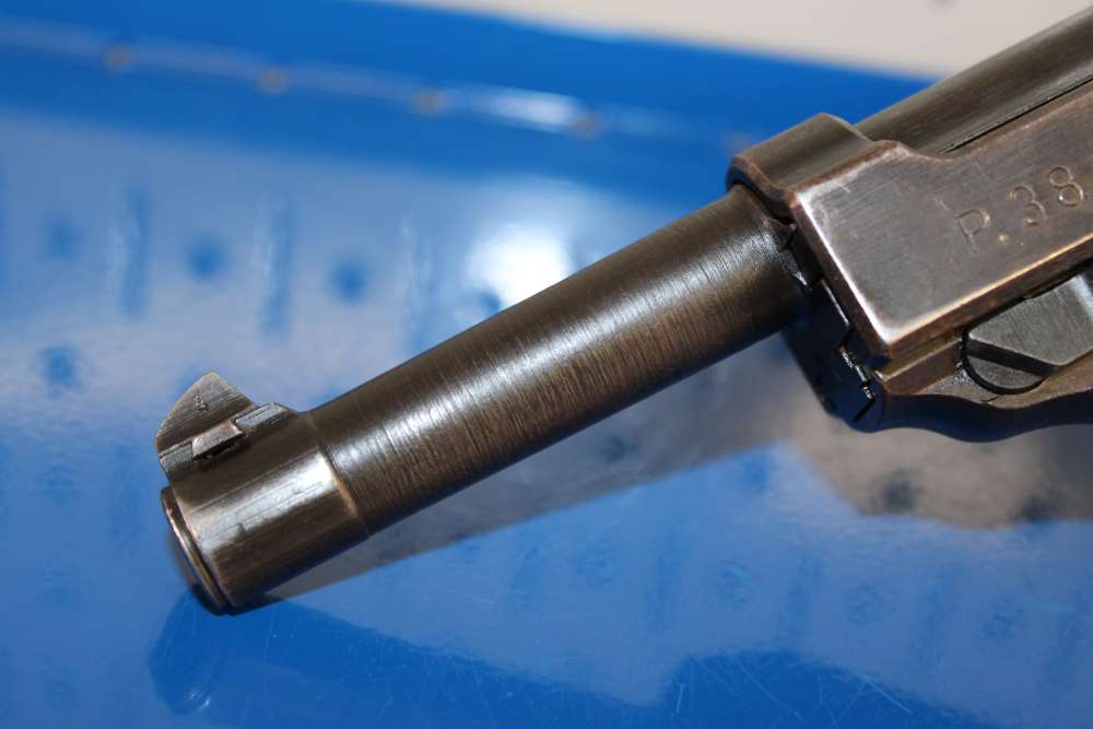 Walther (ac 45) P-38 - 9mm Luger - Rare fnh Barrel - 1945 - WWII - Matching-img-20