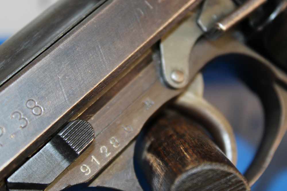 Walther (ac 45) P-38 - 9mm Luger - Rare fnh Barrel - 1945 - WWII - Matching-img-13