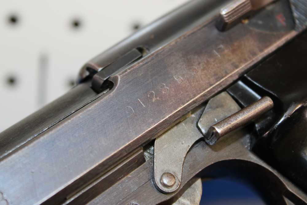 Walther (ac 45) P-38 - 9mm Luger - Rare fnh Barrel - 1945 - WWII - Matching-img-14
