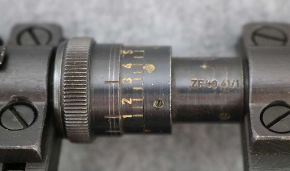 Original WWII ZF 41 sniper/marksman scope and mount ZF40 41/1-img-3
