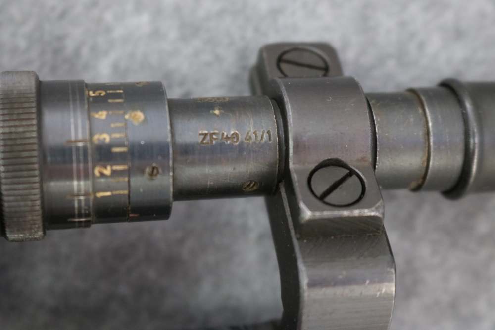 Original WWII ZF 41 sniper/marksman scope and mount ZF40 41/1-img-14