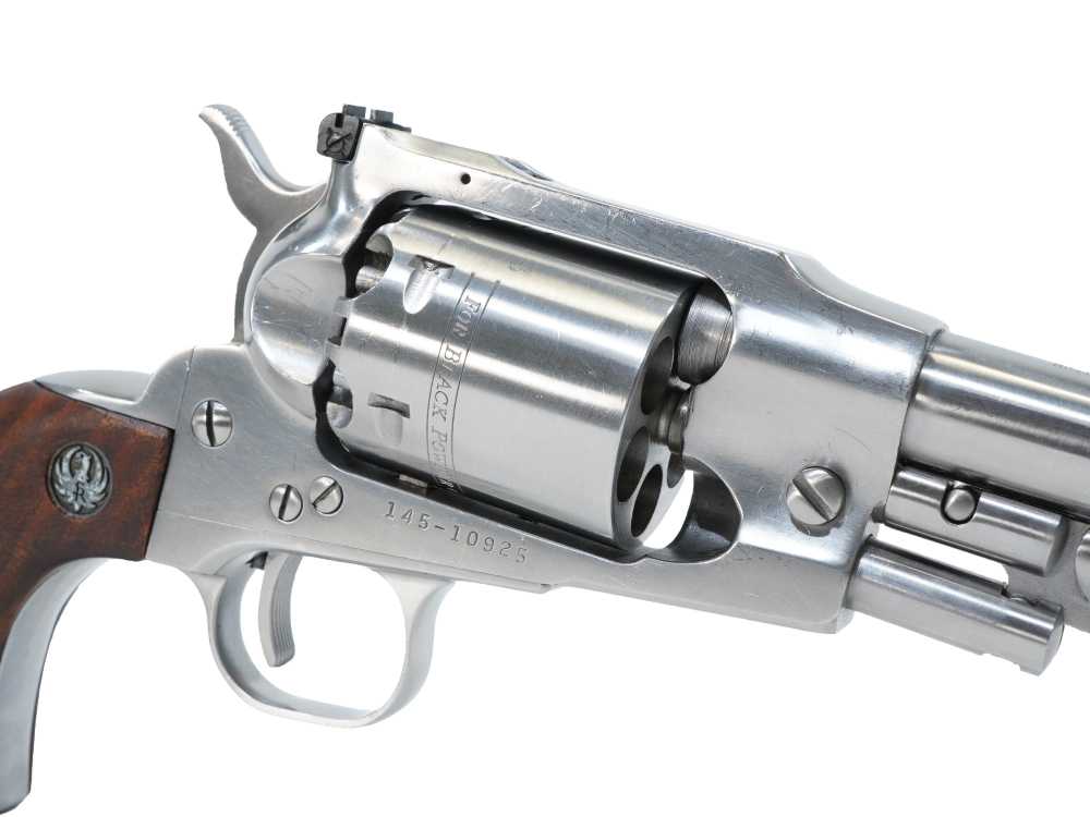 1978 Sturm Ruger Old Army 45 Cal 7.5" Stainless Steel Black Powder Revolver-img-10