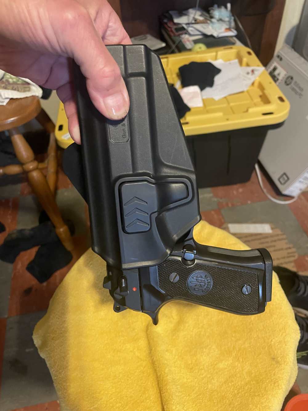 Beretta 92 or 96. QR holster. Used little LO$-img-3