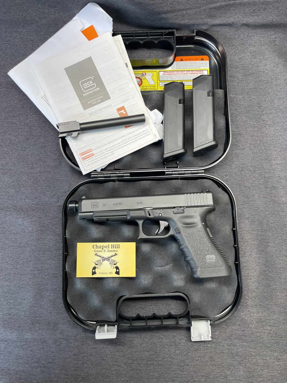 Glock 34 (Gen 3) Threaded Barrel Package 9mm *Penny Start*-img-0