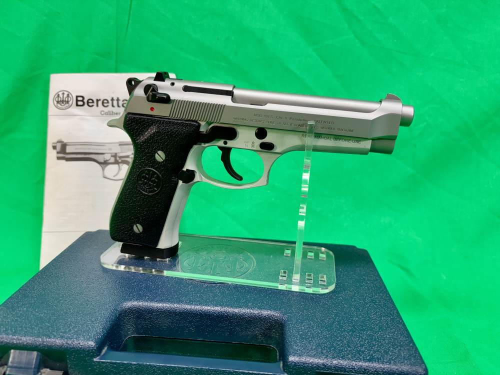 Beretta 92FS Inox 9mm 1-Mag 92 FS In Box w/Literature 9 MM-img-0
