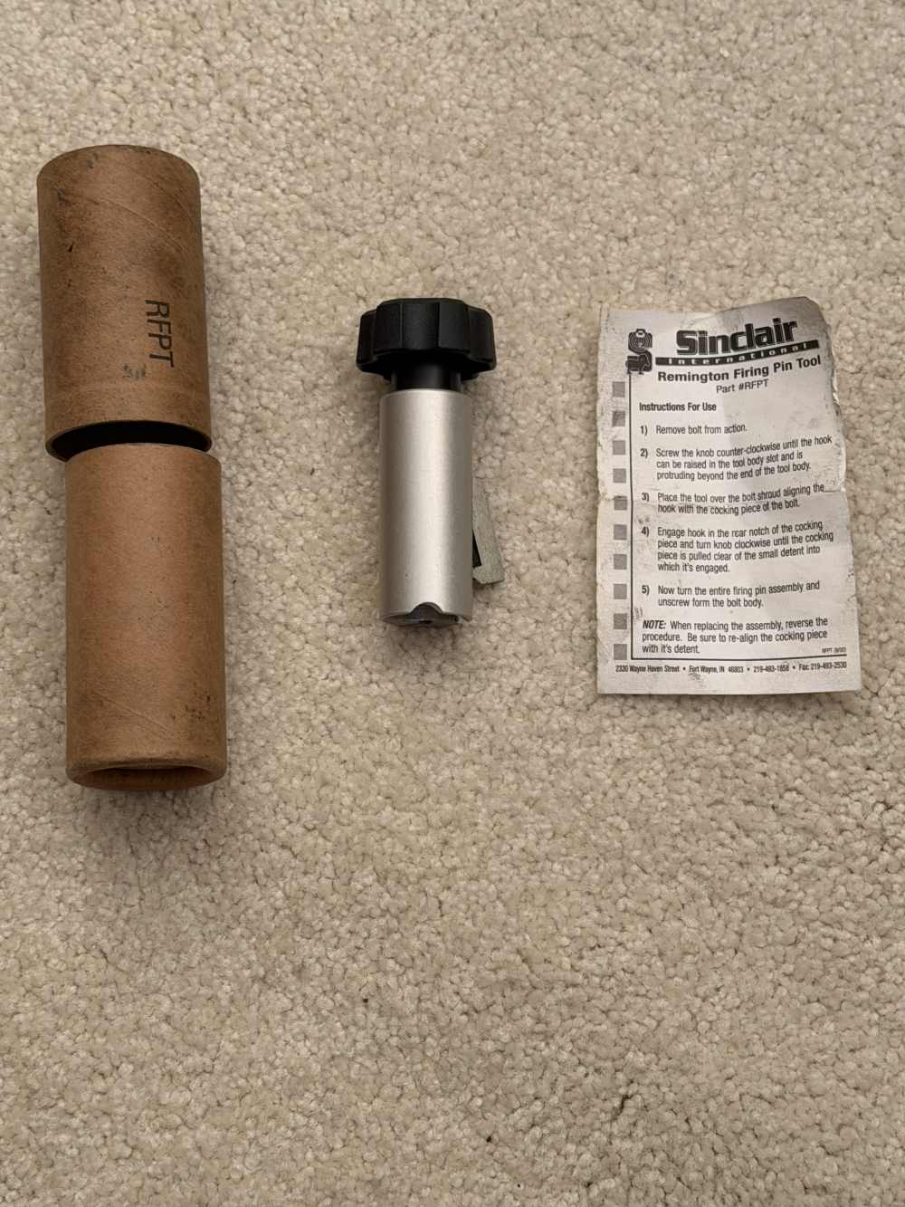 Sinclair Remington Firing Pin Tool-img-0