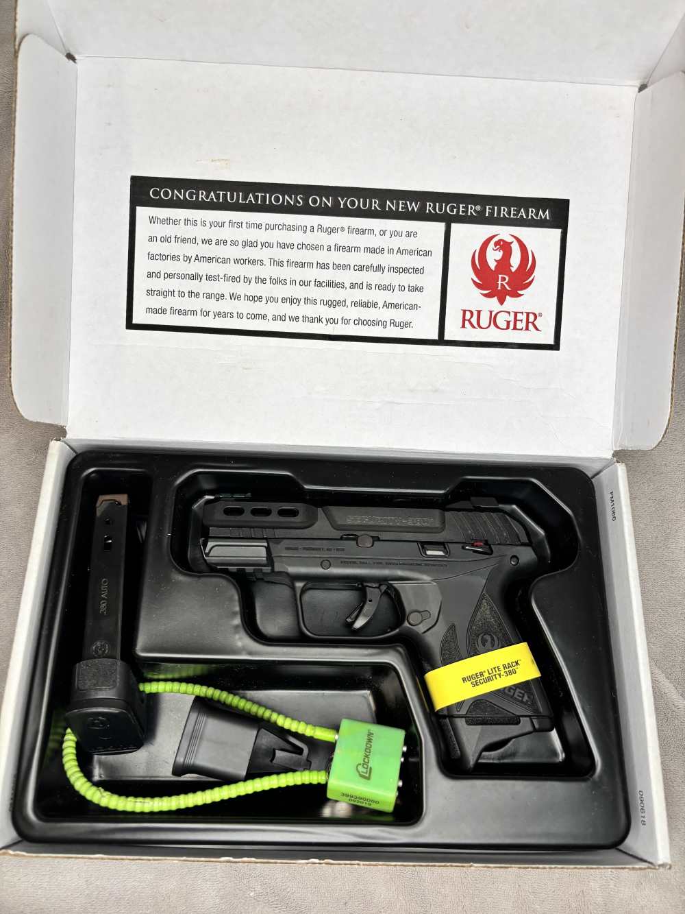Ruger Security 380 LNIB Believe to be Unfired -img-0