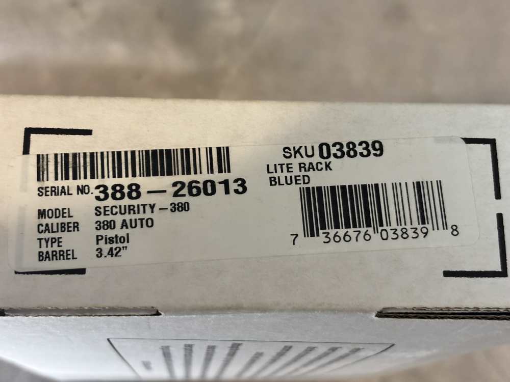 Ruger Security 380 LNIB Believe to be Unfired -img-7
