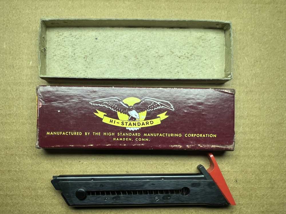 High Standard Pistol .22 Short 10 Round Magazine for Military Grip Models.-img-0