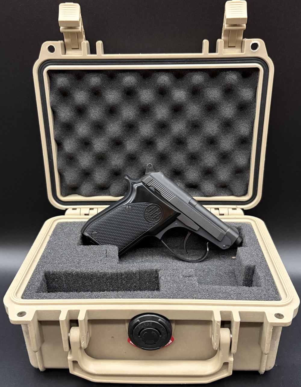 Beretta 21A Bobcat 21-A 22lr BLK 2" 8+1 J212127 Tan Pelican Case Layaway -img-3