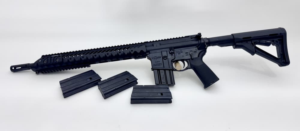 CMMG Lower / Busmaster Upper AR-15 in 450Bushmaster (4) Magazines-img-0