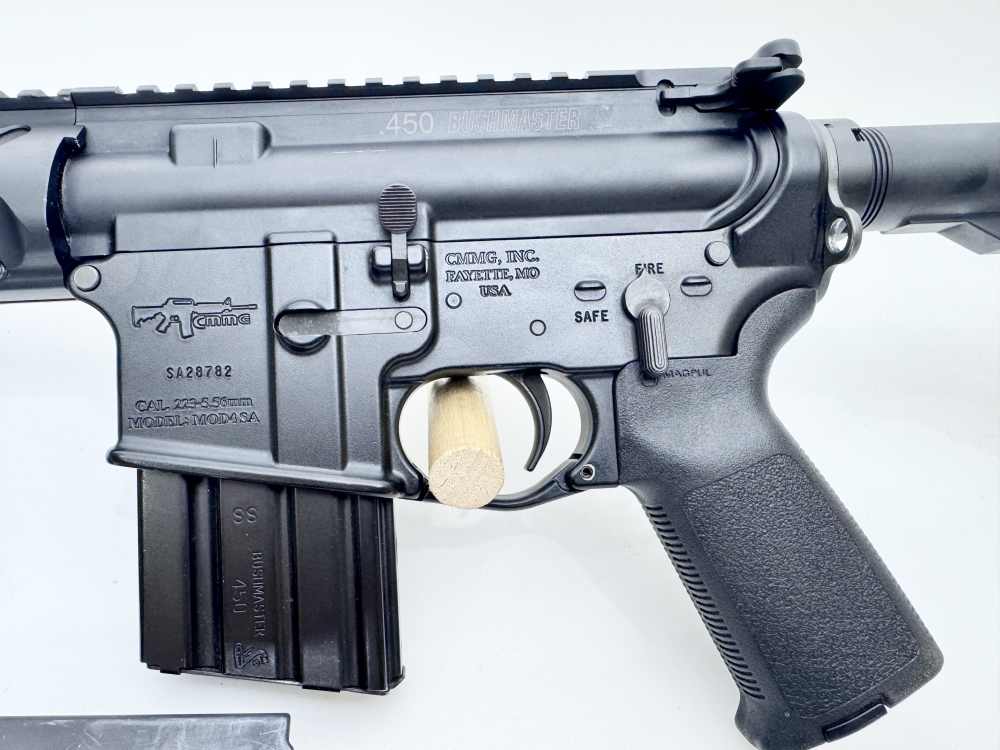CMMG Lower / Busmaster Upper AR-15 in 450Bushmaster (4) Magazines-img-2