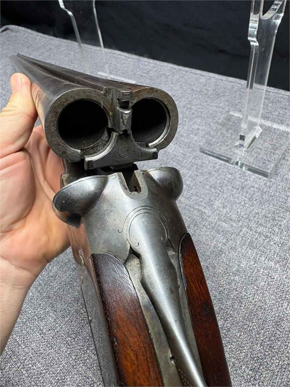 A.J. Aubrey Hammerless 12 Gauge Side-by-Side – 30" Twist Barrels –  mad-img-9