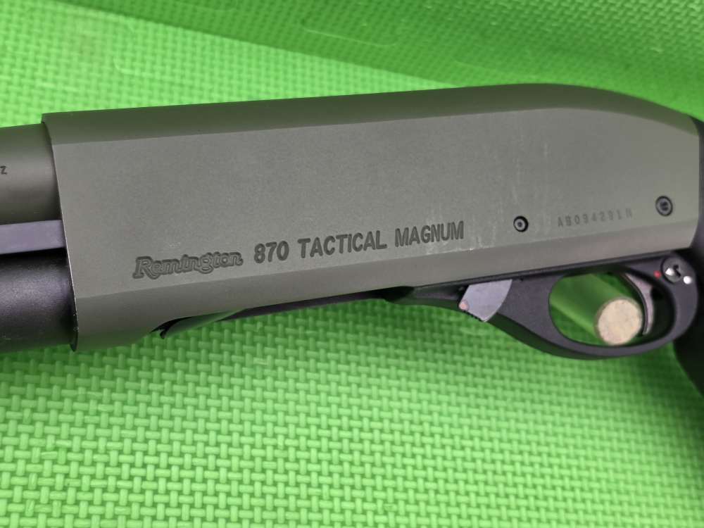 REMINGTON 870 TACTICAL MAGNUM * 12 GAUGE 20" BARREL * OLIVE GREEN FINISH-img-2