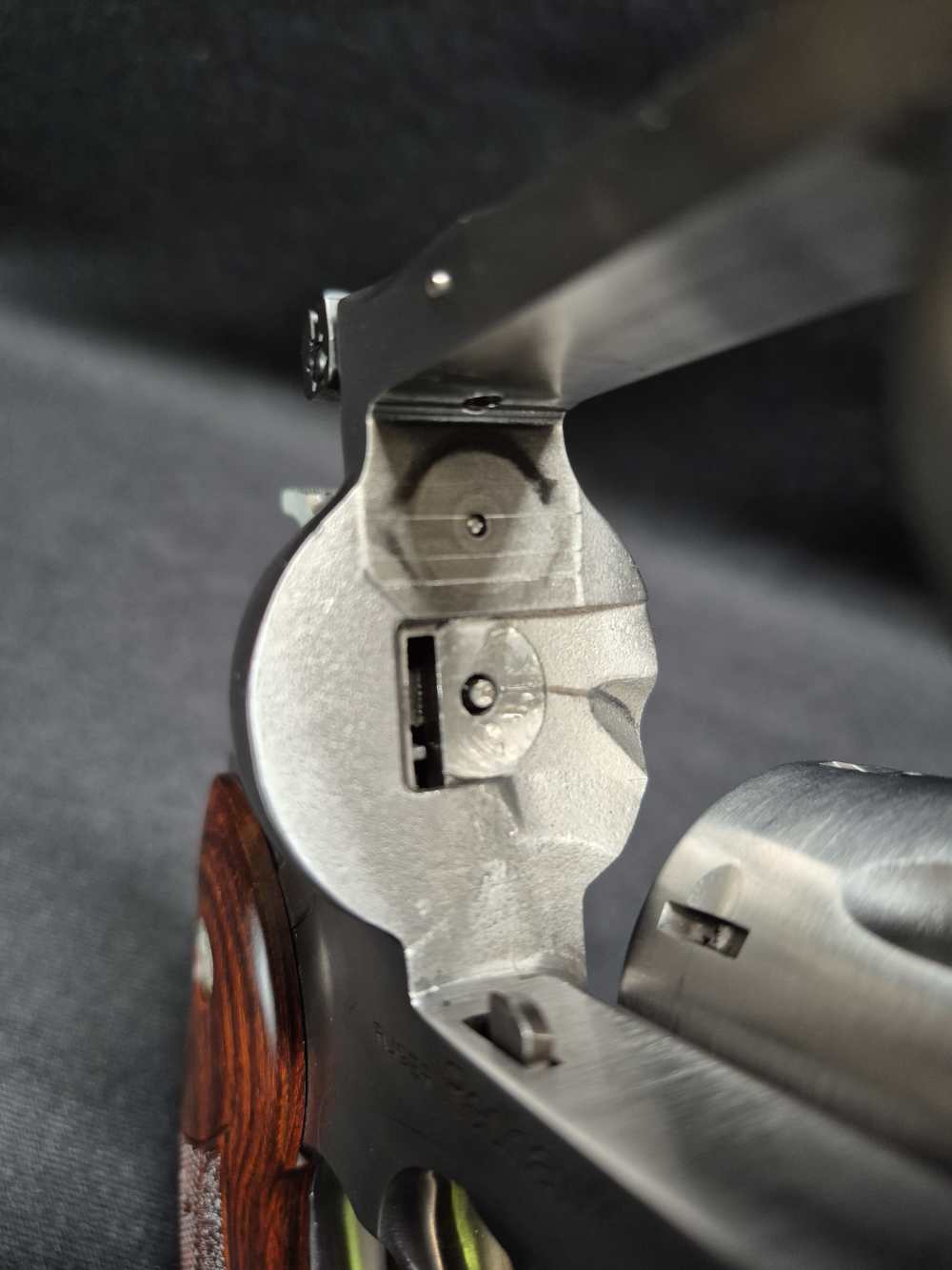 Ruger Redhawk .45 Colt / .45 ACP 4" Revolver with Lasered Hardwood Grips-img-15