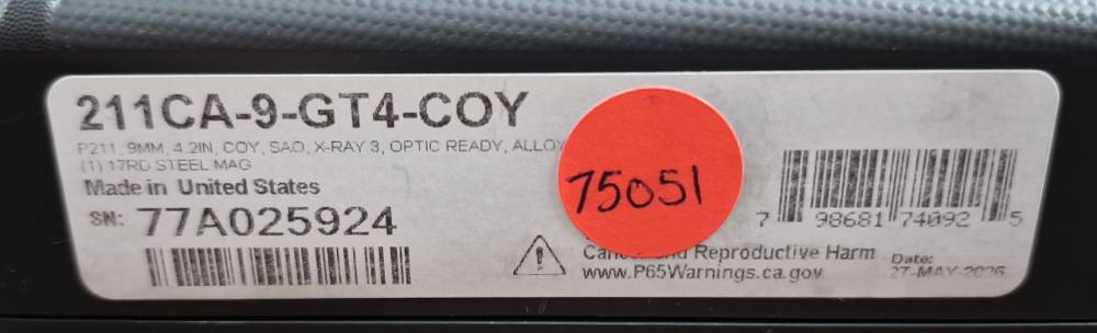 NIB SIG SAUER 211CA-9-GT4-COY 9MM 4.2" CASE-img-14