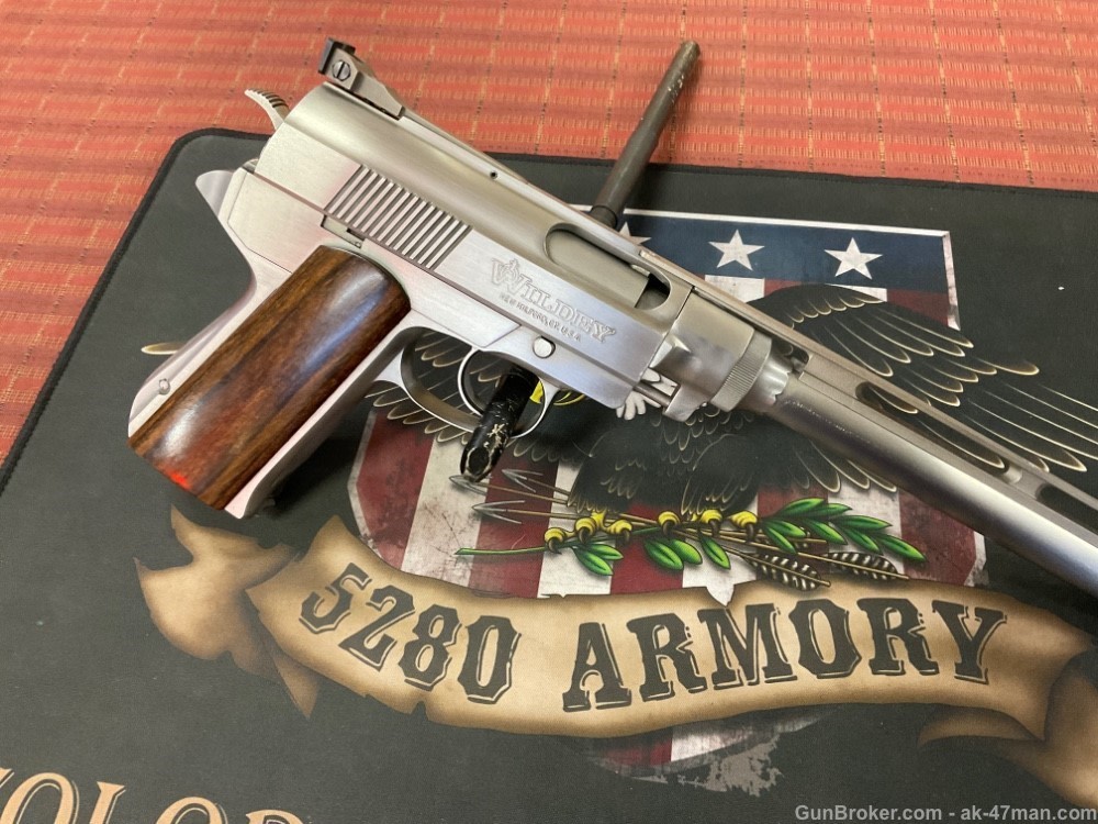 wildey 475 wildey  barrel gas operated pistol rare arvada co-img-0