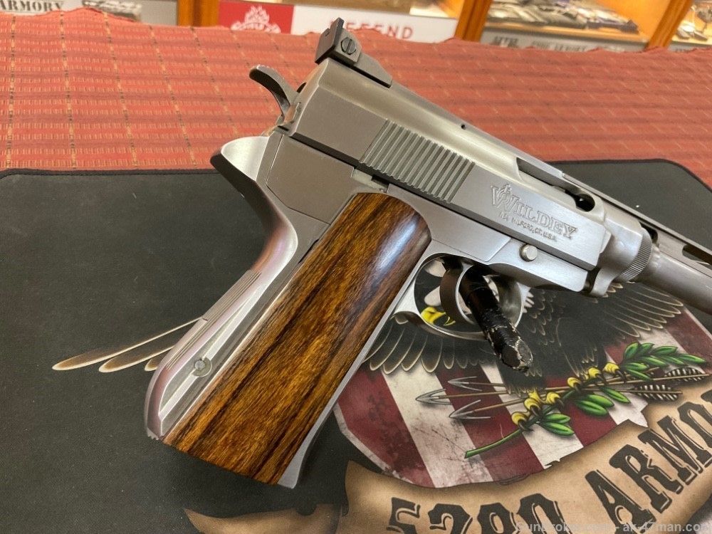wildey 475 wildey  barrel gas operated pistol rare arvada co-img-4