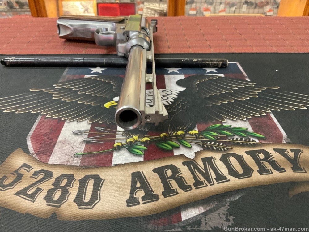 wildey 475 wildey  barrel gas operated pistol rare arvada co-img-16