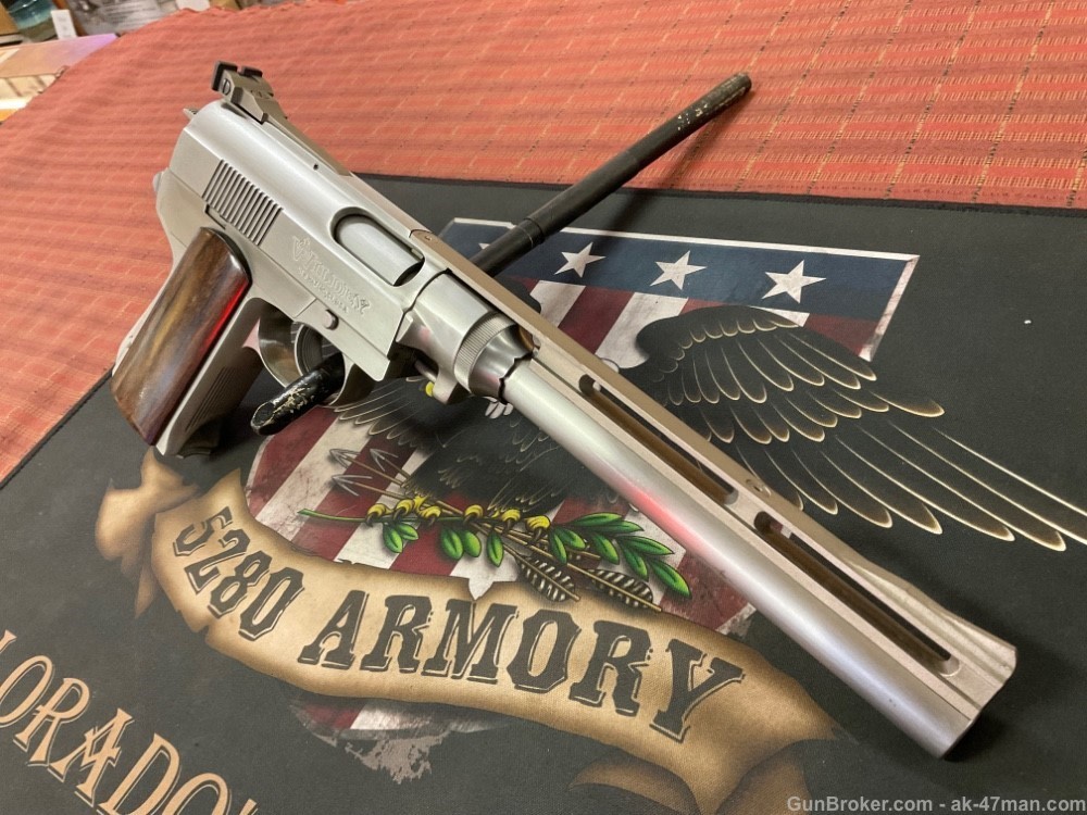 wildey 475 wildey  barrel gas operated pistol rare arvada co-img-1