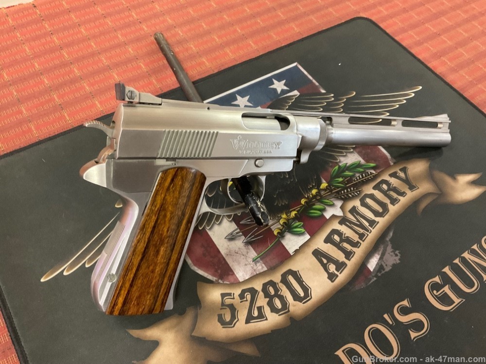 wildey 475 wildey  barrel gas operated pistol rare arvada co-img-5