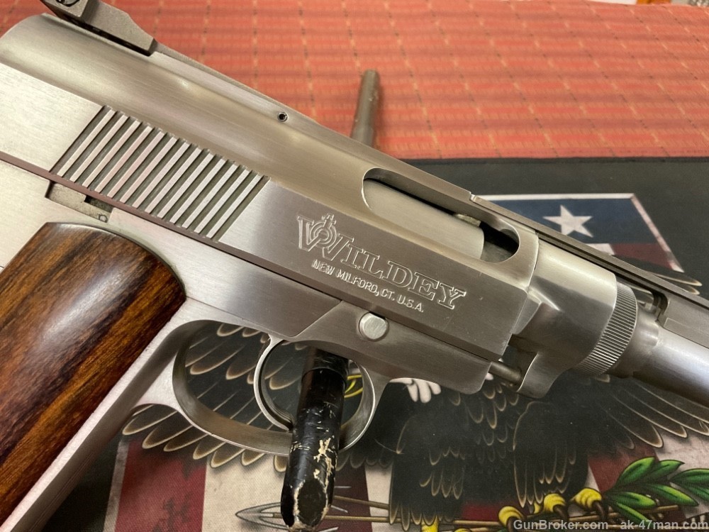 wildey 475 wildey  barrel gas operated pistol rare arvada co-img-3