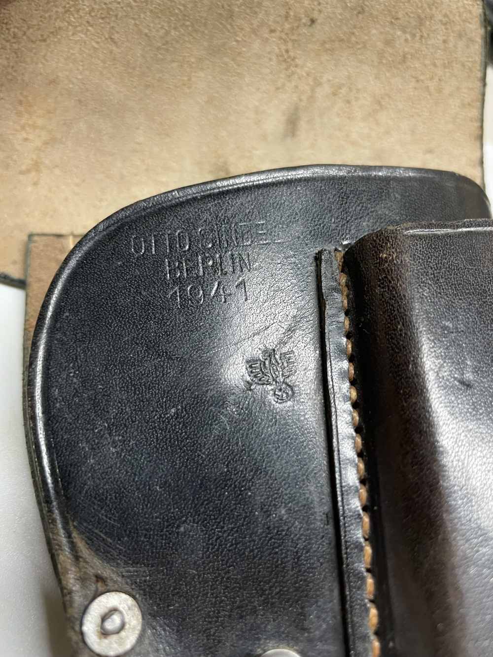 German World War II holster 1941 Otto Sindel Berlin-img-1