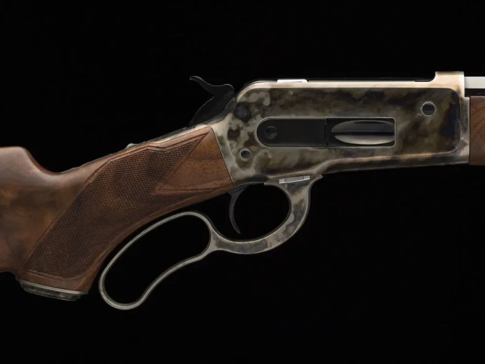 Winchester Model 1886 Deluxe Case Hardened .45-70 Gov't 24" Octagon Barrel -img-2
