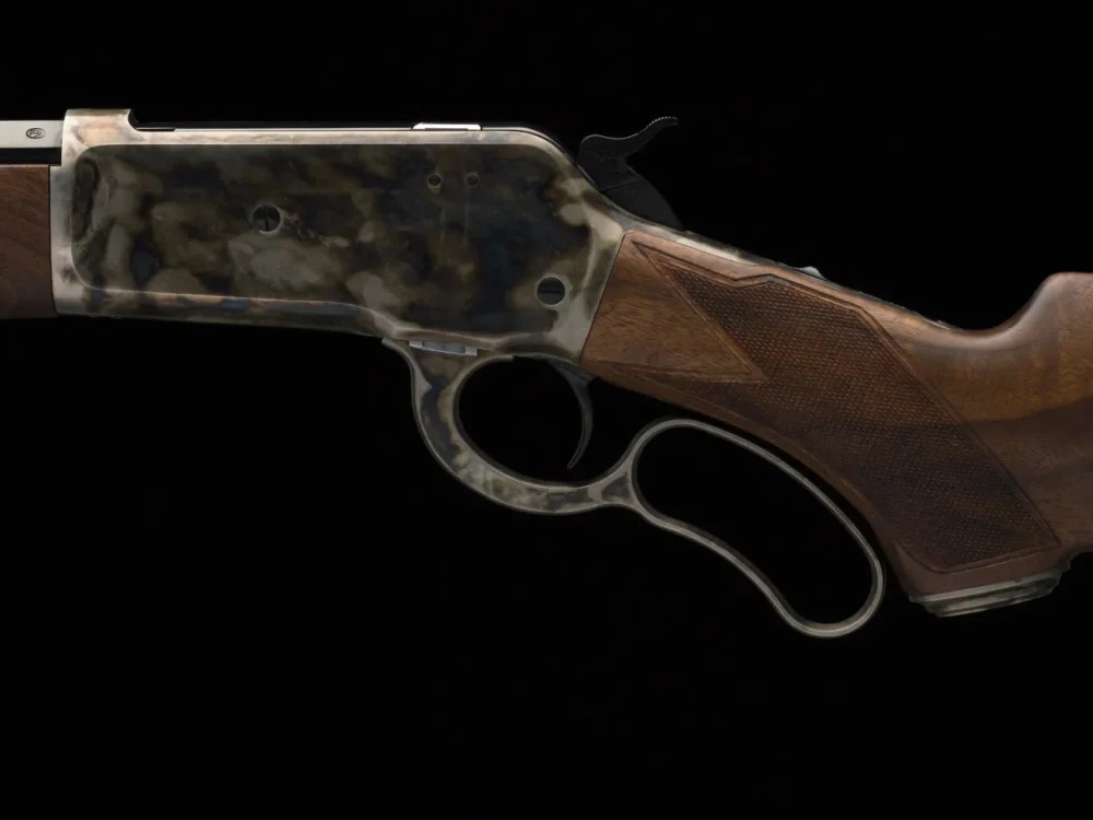 Winchester Model 1886 Deluxe Case Hardened .45-70 Gov't 24" Octagon Barrel -img-3